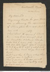 Nachlass Franz Steindachner, Brief von Francis Day an Franz Steindachner (05.08.1877), Inv.Nr. 97.03, Seite 1